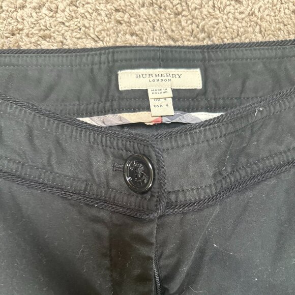 Burberry Pants Black- Size 6 Us - Picture 8 of 8